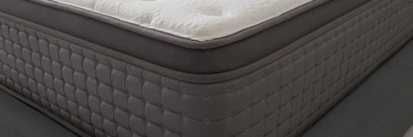 closeup of bed and luxury mattress, thick and soft material