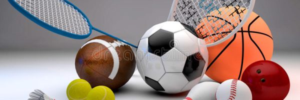 sports-equipment-assorted-including-basketball-soccer-ball-tennis-ball-baseball-tennis-racket-football-birdie-badminton-racket-43938756